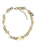Exaggerated Personality B Letter Necklace Female Trend Metal Wind Collarbone Chain Thick Sweater Chain Hip Hop Style Accessories