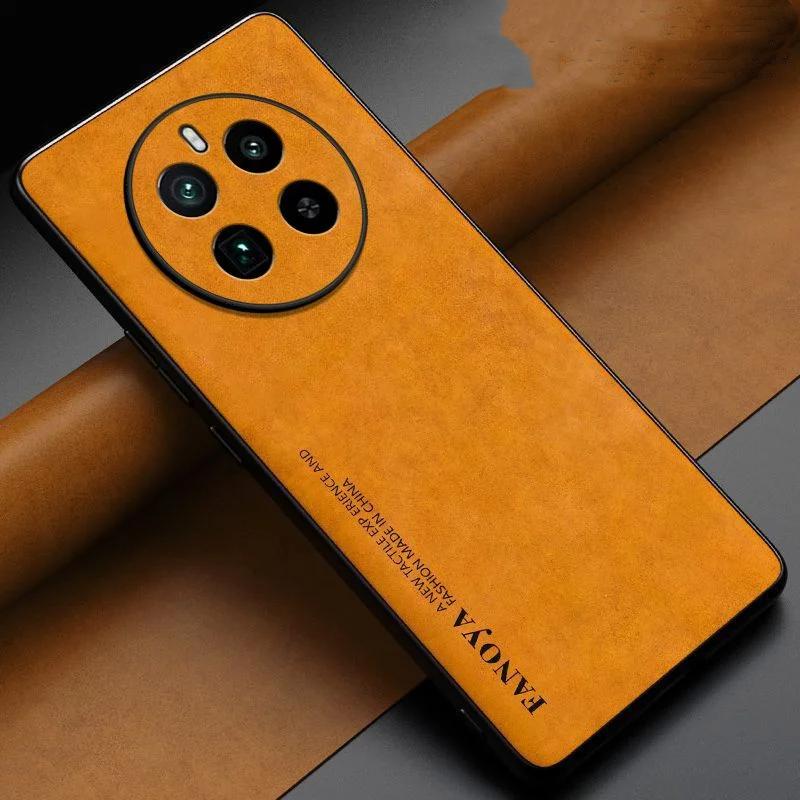 For Realme 12 Pro Plus Case Sheepskin PU Leather Matte Cover for Realme 12 Pro 12Pro Plus Soft Frame Matte Back Cases Shell