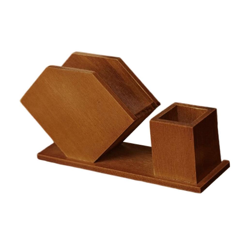 Toothpick Holder Wooden Versatile Napkin Stand for Picnic Home Coffee Shop