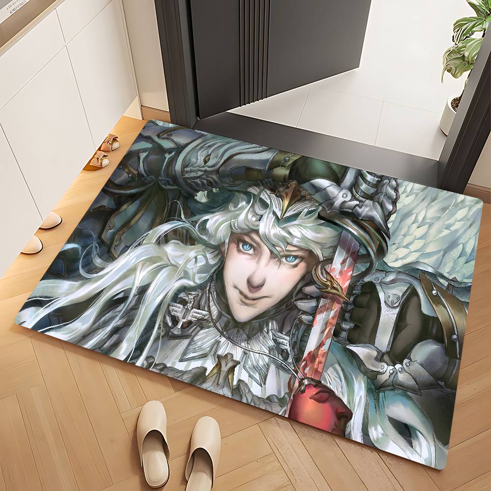 Anime B-BerserkS Hallway Carpet Rectangle Anti-slip Home Soft Badmat Front Door Indoor Outdoor Mat Doormat Area Rug