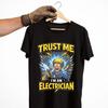 Funny Electrician Shirt – “Trust Me I’m an Electrician” Safety Humor Tee for Men & Women, Electric Worker Gift.