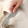 Comb For Dogs Dematting Tool Dog Comb Pet Cat Grooming Comb Smooth Grooming Brush Metal Comb For Pet Hair Removal For Puppy Cat