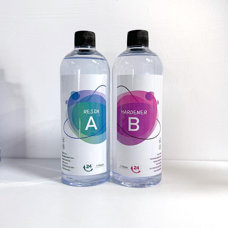 Hoge Transparantie Kristal Epoxy Hars AB Lijm Set voor Knutselen, Aanpasbaar