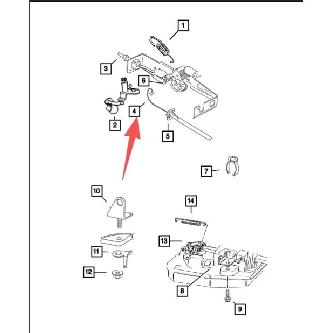 NEUES Gaszug/Beschleunigerkabel 53031602AB Passend für 1998 1999 2000 2001 2002 Dodge Ram 1500 2500 3500 5.2L 5.9L V8 BENZIN Beschleuniger-Steuerkabel
