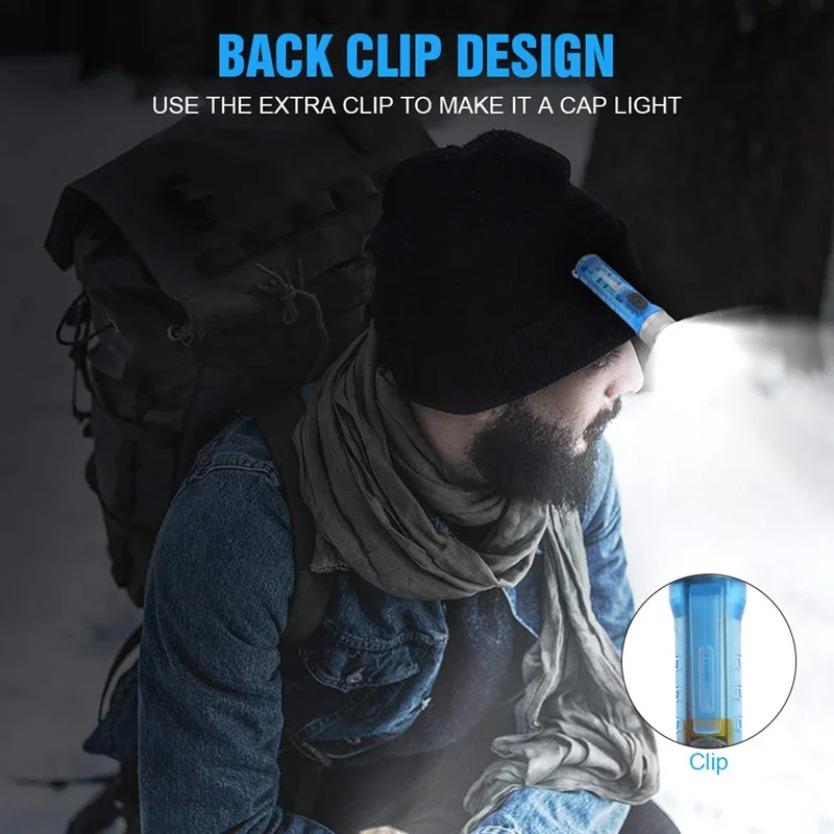 USB Charging Torch High Power Camping Lantern Emergency Mini Keychain Flashlight LED Rechargeable Torch Portable Magnetic