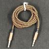 1m Braided 3.5mm AUX Male to Male Stereo Audio Adapter Cable for PC DVD Speaker