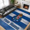 Crystal Velvet Rug Custom Name Text, Soft Non Slip Floor Mat Home DecorFC Porto
