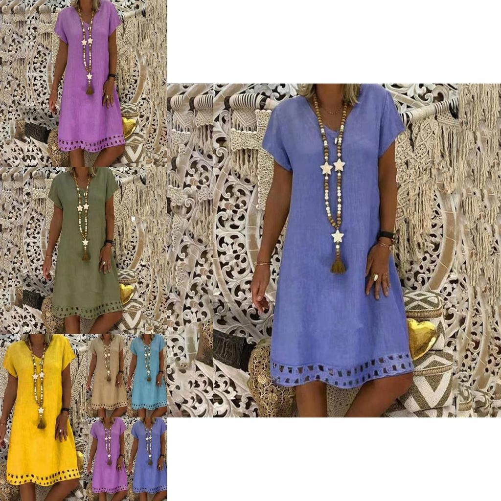 Trendy Women Lady Tank Top Mini Dress Floral Design For Summer Casual Parties