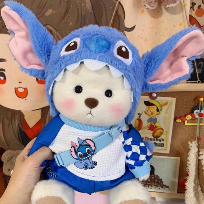 

30 см ручной работы оригинальный плюшевый мишка плюшевая кукла с одеждой Lina Bear Kawaii плюшевые игрушки подарок на день рождения для детей подруги 30cm