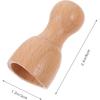 2 Pcs Wooden Swedish Massage Cup Manual Anti Suction Cup Wood Therapies Cup for Muscle Relaxation Body Sculpting Tool