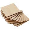 Square MDF Unfinished Wood Pieces Blank Plaque DIY Craft 60x60mm 10