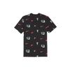 Nike All-Over Logo Print Casual Sport Short Sleeve T-Shirt Men Tops Black CV8963-010