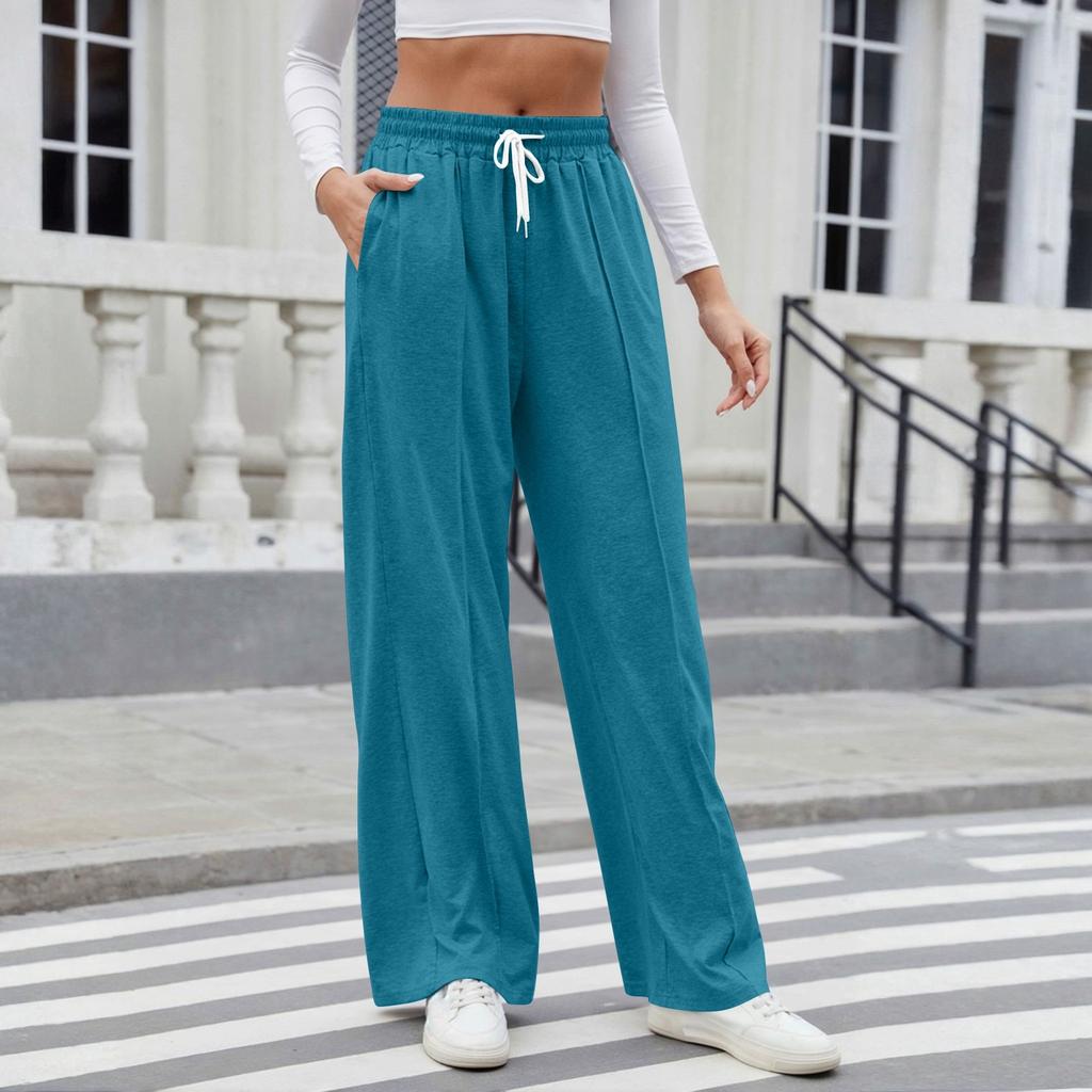 Women's High Waisted Wide Leg Sweatpants Casual Jogger Pants