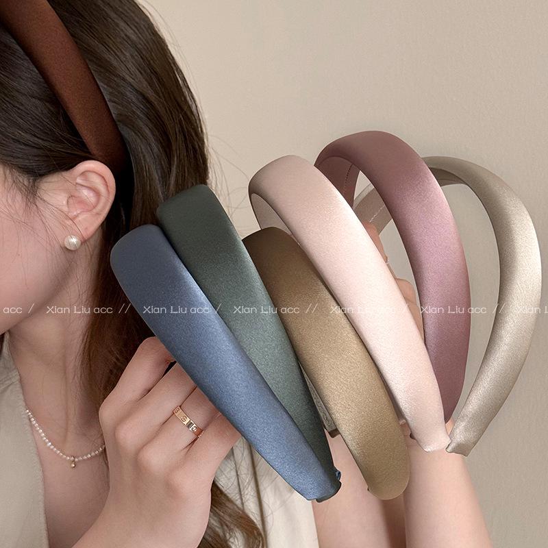2025 Satin Headband for Face Washing: Quality Fashion, Simple Hair Accessory