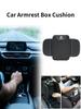 Ice Silk Car Black Armrest Storage Bag with Height Adjustment For VW Scirocco Jetta Beetle Golf Passat Tiguan Sharan TouranJD8
