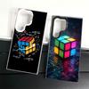 Rubik Cube Formula Spoofs Math Shockproof Phone Case for Samsung Galaxy S26 Edge S25 Ultra S24 FE S23 Plus S21 Cover Anti Fall F