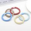 High-Elastic Embroidery Thread Hair Tie for Women - Twisted Ponytail Holder
