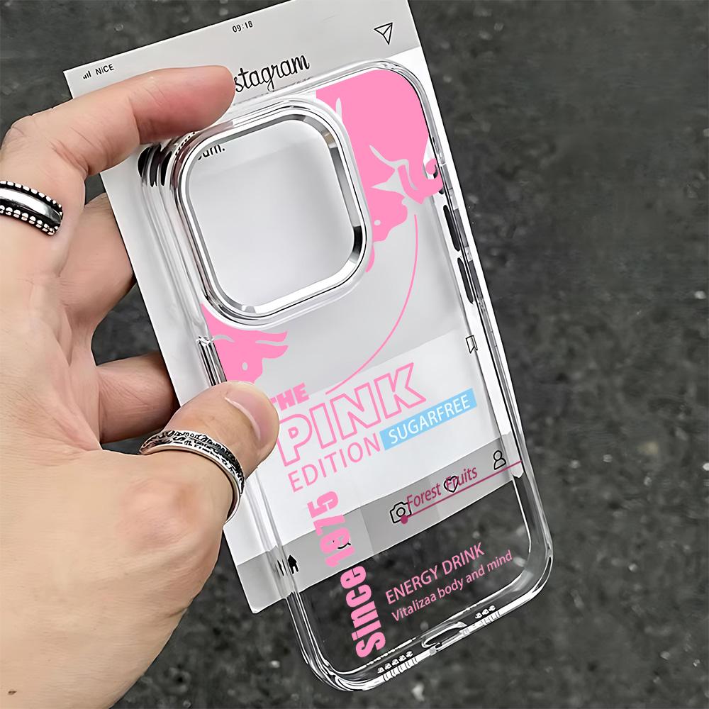 Fashion B-bulles Phone Case For IPhone 16 15 Plus 14 Pro 13 12 11 17 Pro Max 14  16 Plus 17 Air Silicone Clear Soft Cover Cases