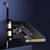 Advanced PCIExpress x8 to 2 Port Oculink SFF 8611 8611 Expansion Adapter Card Enhances Data Transfer