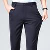 Comfort Fit Mens Plus Size Loose Trousers Big and Tall Straight Leg Casual Office Work Pants Classic Business No Tight Commuting