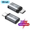 Elough Ios To USB C Male Adapter Fast Charging Adaptador 20W Ios To Type C for IPhone 15 Huawei Xiaomi Samsung