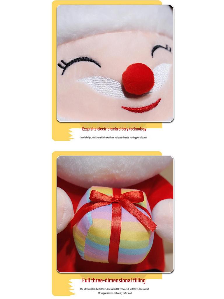 Cross-border Cute Santa Claus Plush Doll - Christmas Children's Ornament