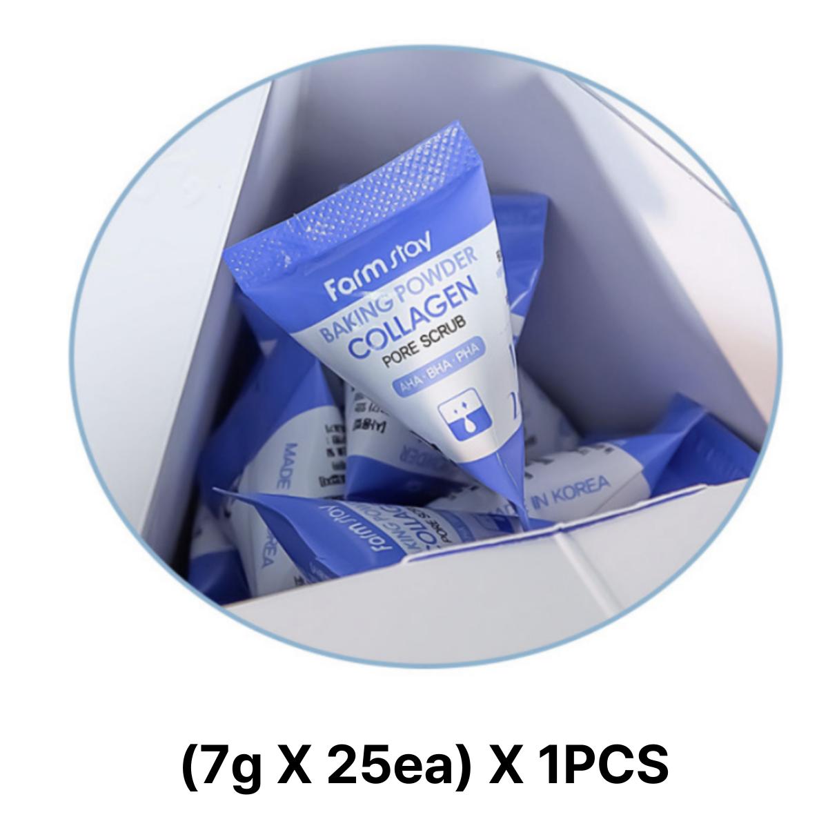 

[Farmstay] Baking Powder Collagen Pore Scrub (7g X 25ea) (7g X 25ea) X 1PCS