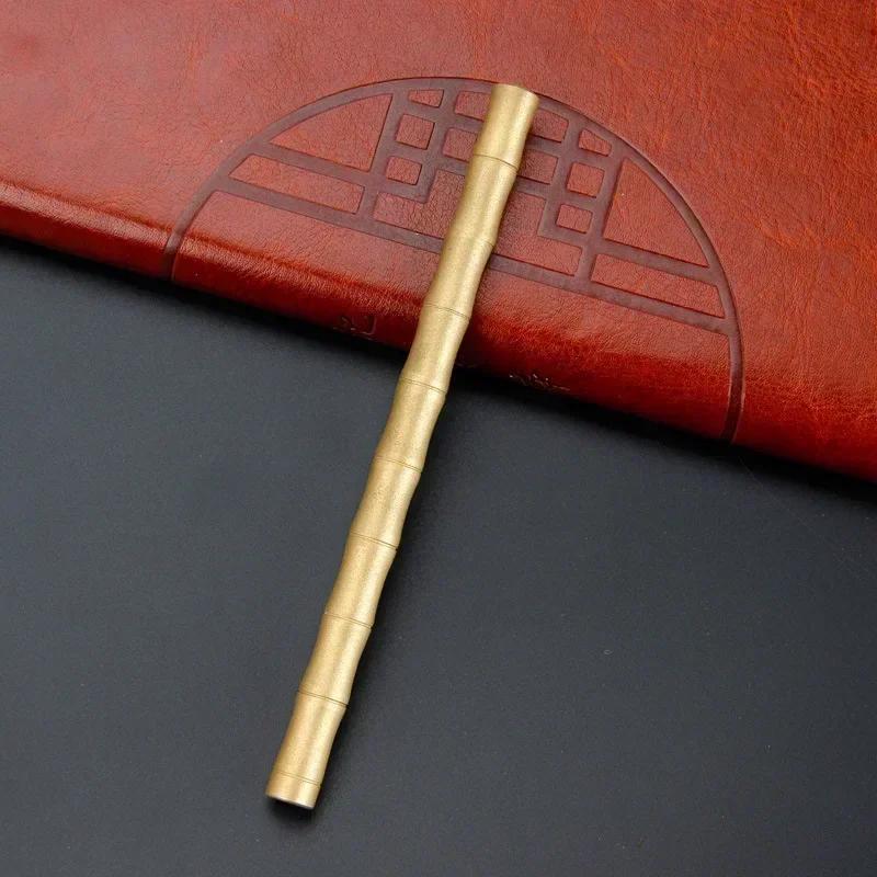 

Brass Slub Gel Pen Metal Business Neutral Signature Water Pens Stationery Office School Accessories Writing Supplies Student