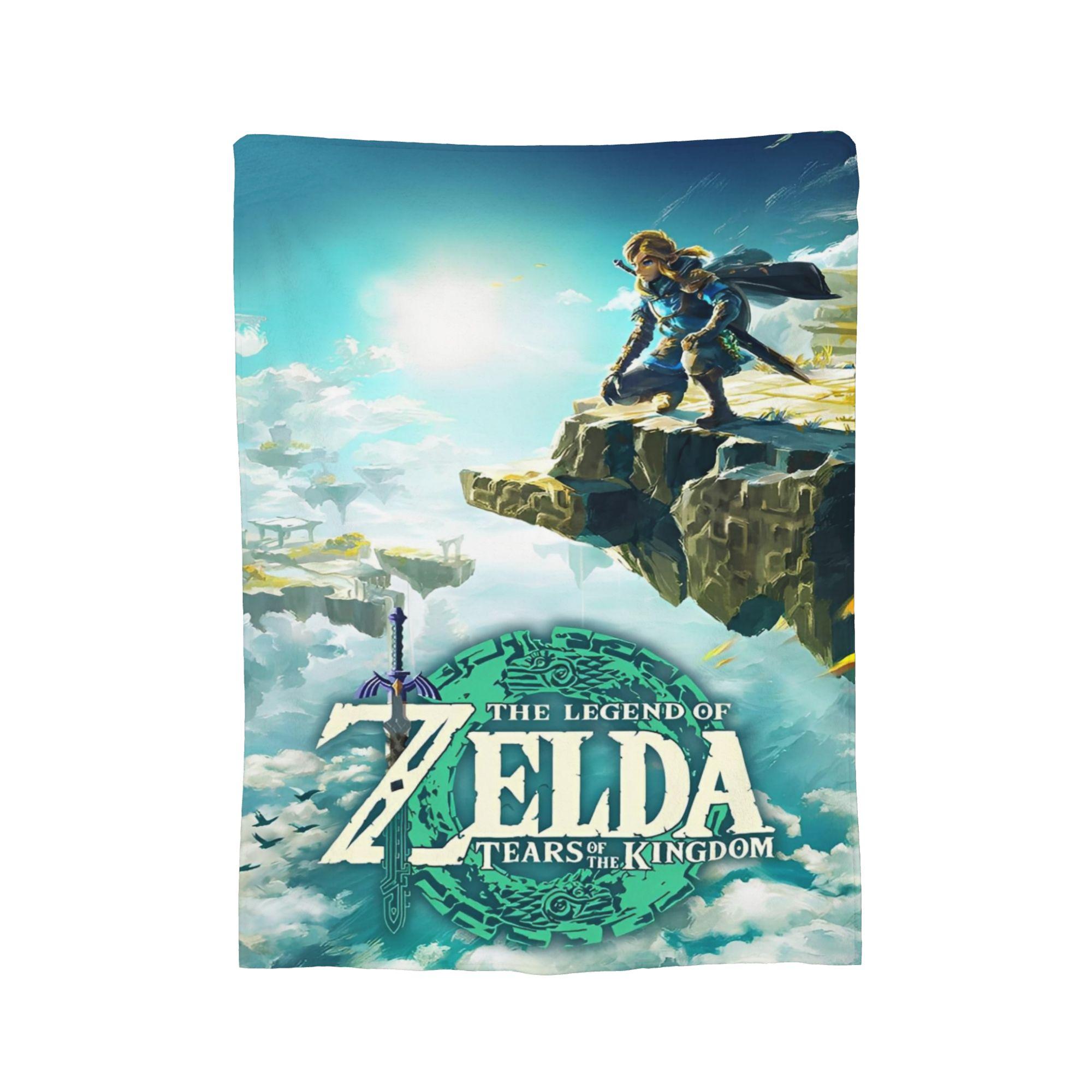 

Z-Zeldas Green Hero Stained Glass Link Blankets Fleece Summer Air Conditioning Multifunction Warm Throw Blanket for Home Quilt 30x40in