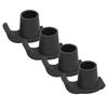 4 Pcs Walker Glide Skis Rubber   Walker Ski Glides Mobility Aid Accessory for Seniors