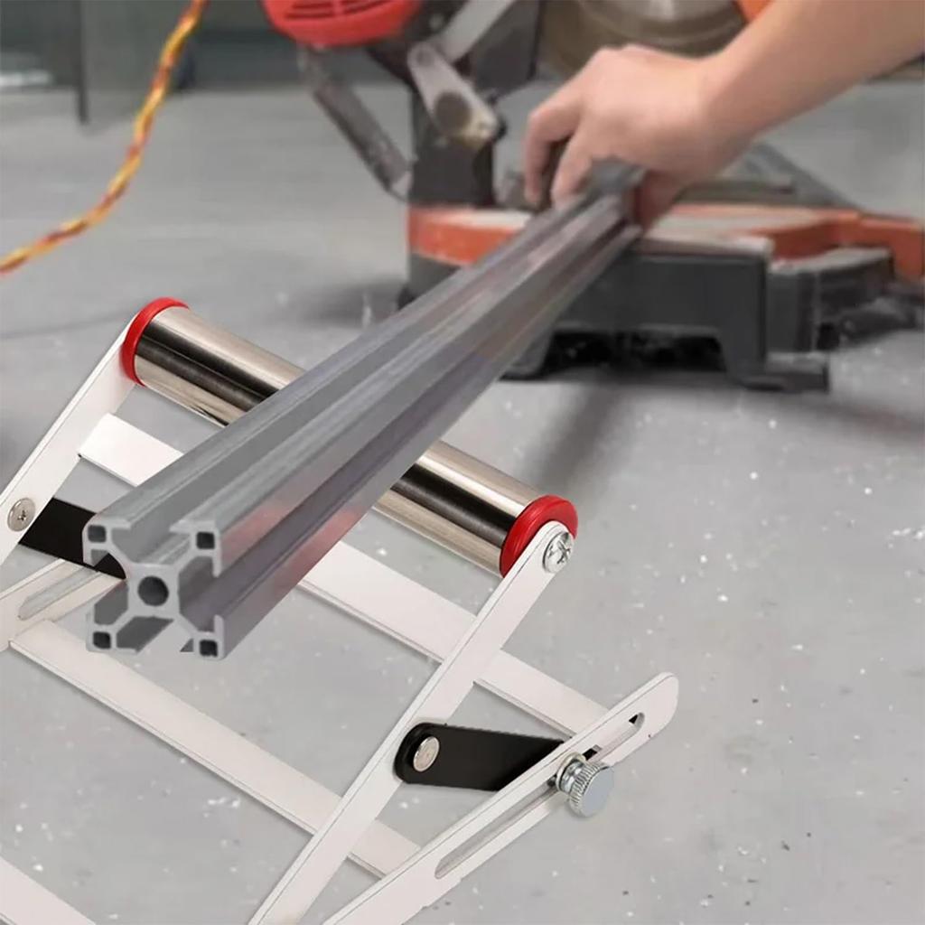 Cutting Machine Material Support Frame Height Adjustable Table Saw Stand for Easy Storage and Portability