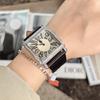 Diamond-Studded Square Watch, Women'S Domineering Large Dial, Casual Fashion, Japanese And Korean Watches, Trendy Luxury And High-End Sense
