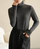 Women's Warm Long Sleeve Semi-High Collar Shirt - Autumn/Winter Style, Class A, 300g