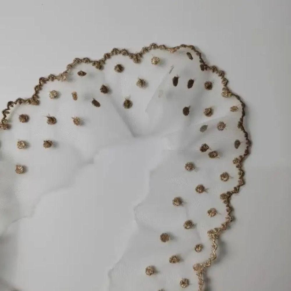 20 Yards 6.5cm Width Embroidered Lace Fabric Minimalist Lace Trim  DIY Craft Handmade Materials