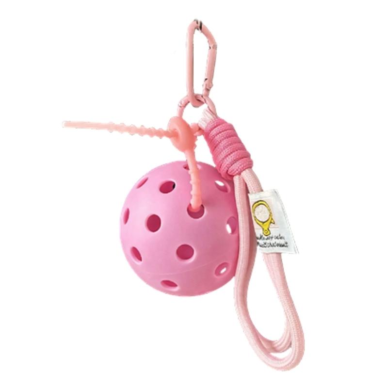 Pickleballs Keychain Accessory For Sports Enthusiasts And Students Pickleballs Charm Keyring For Everyday Use And Sports