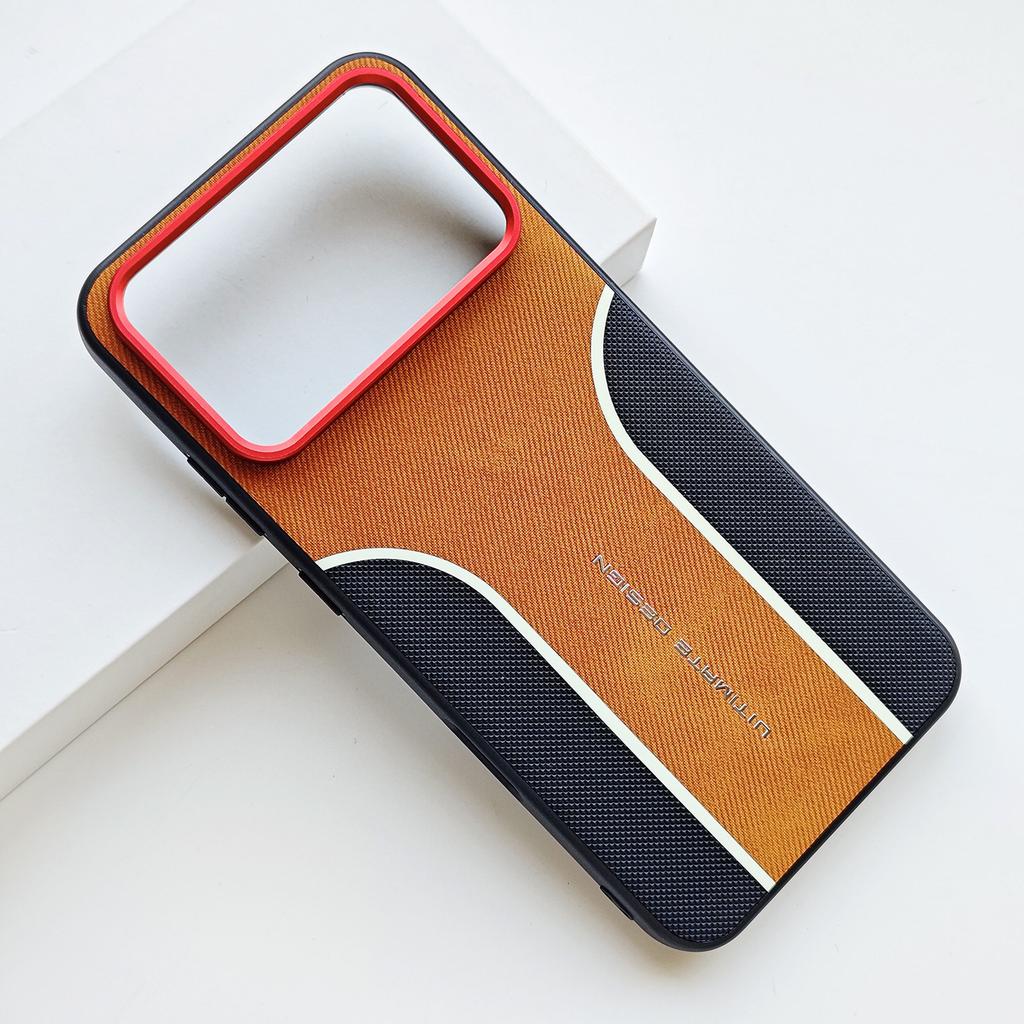 For Honor Win & Honor Win RT Case PU Leather Skin Friendly Contrast Color Keys Lens Frame Protective Back Soft Case Cover