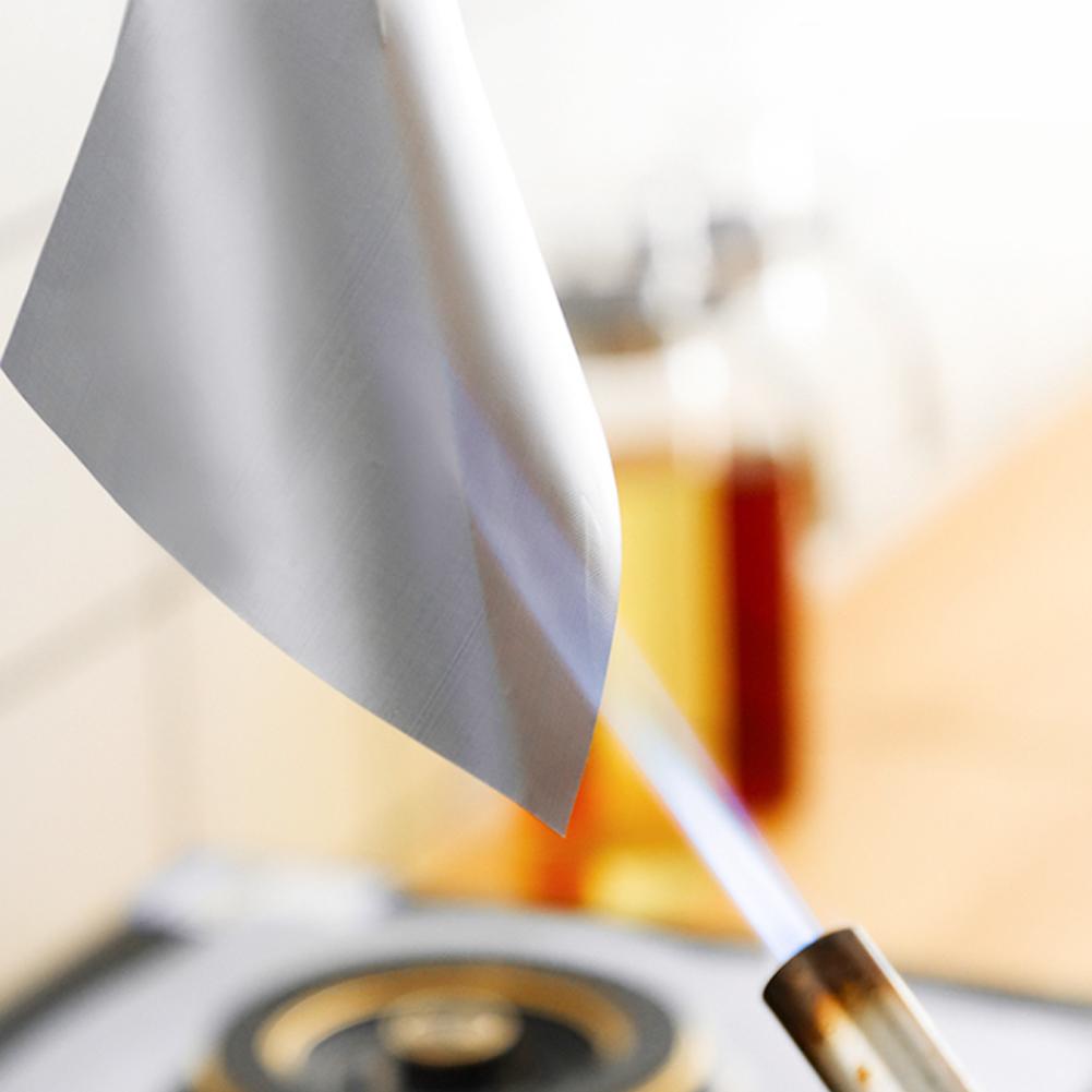 6Pcs Gas Stove Pad Gas Cooker Cleaning Mat Surface Protector Kitchen Tool AccessoriesSilver