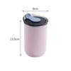 300ML Stainless Steel Coffee Cup Mug with Lid Simple Insulated Coffee Mug Thermal Bottle Heat-resistant Thermos Mug Drinkware