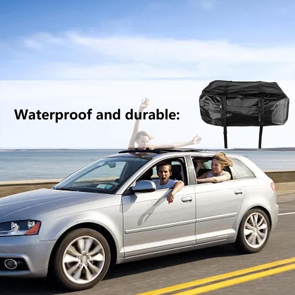 Roof Bag Waterproof Luggage Storage For Vehicle Topper Car Roof Top Cargo Oxford Carrier For Truck Suv Van Trailer Camping