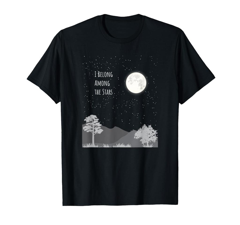 Starry Astronomy Kids Men Women Astrophotography T-Shirt