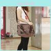 Premium Floral Canvas Student Messenger Shoulder Bag Ideal For Every Stylish Girl