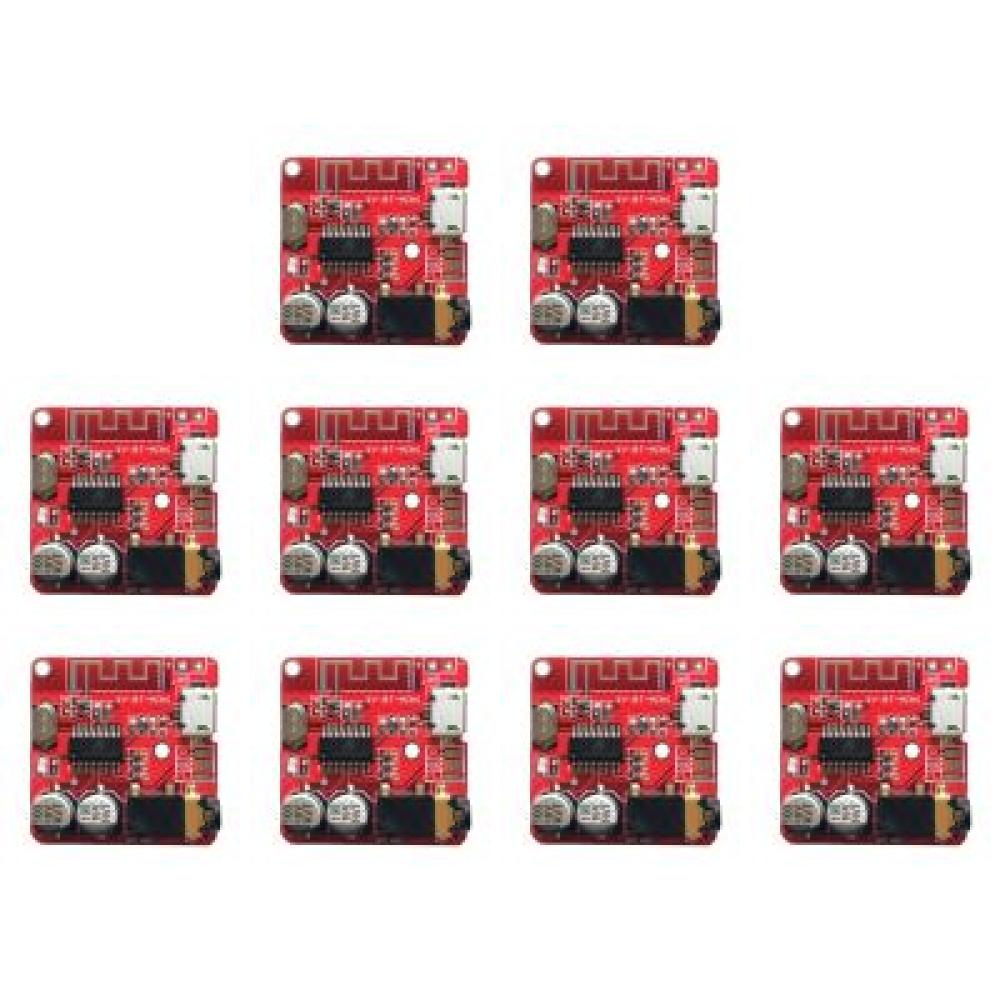 5/10Pcs Bluetooth 5.0 Audio Receiver Board DC 3.7-5V Car Stereo Music Amplifier Module Support MICRO USB Dual Channel for DIY