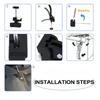 Truck Tonneau Cover Replacement Installation Accessory for Hard Tri-fold and Quad-fold Truck Bed Cover Include Screw T-Bolt
