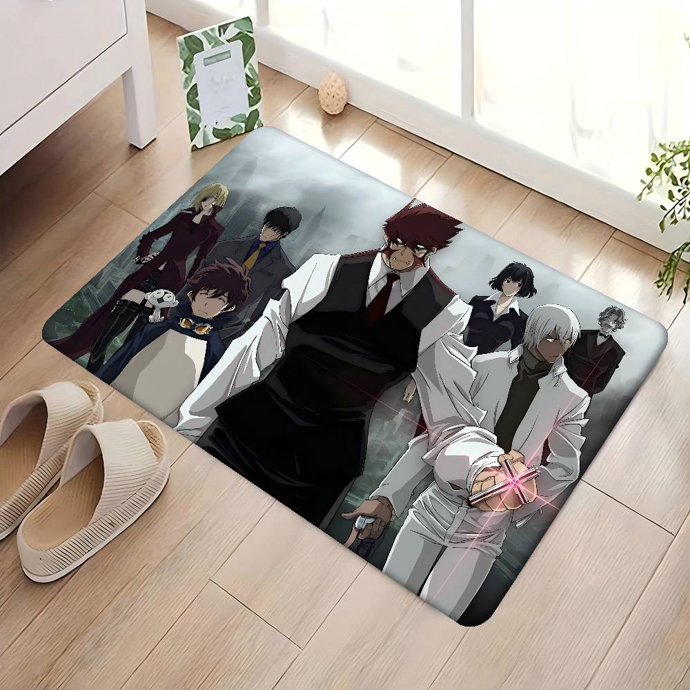 B-Blood Blockade Battlefront Eingangstürmatte Nordischer Stil Heimfußmatte Badezimmer-Toilettenmatten Schlafzimmer Hotel Dekor Matte