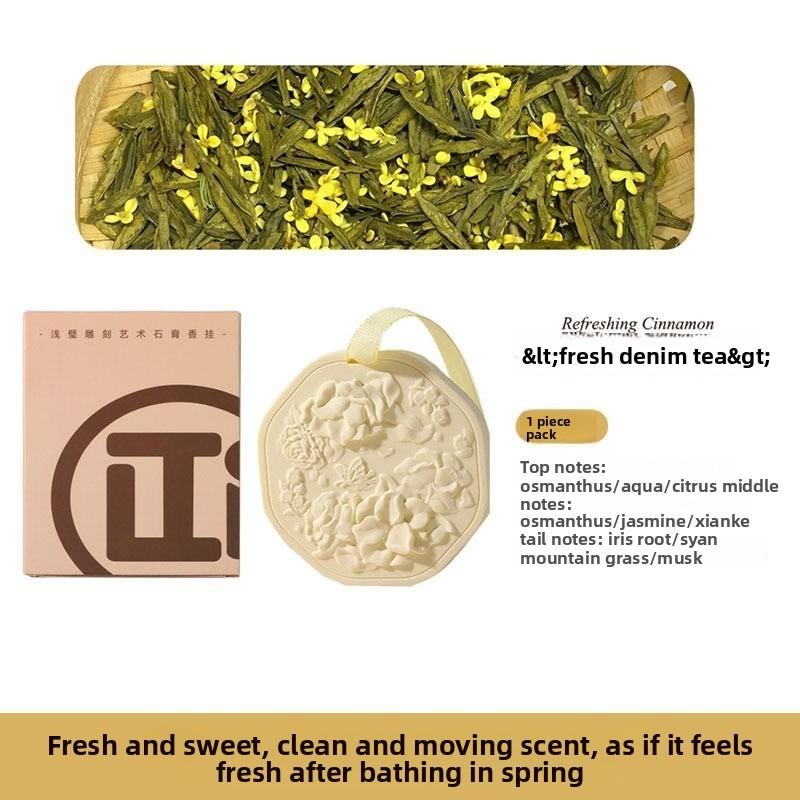 Osmanthus Wardrobe Duftende Gips Voks Tablet Anheng Langvarig Duft Etterlater på Klær og Te-aroma