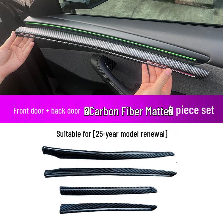 Tesla Model Y Refresh Edition Door Trim Cover - Interior Upgrade Accessory