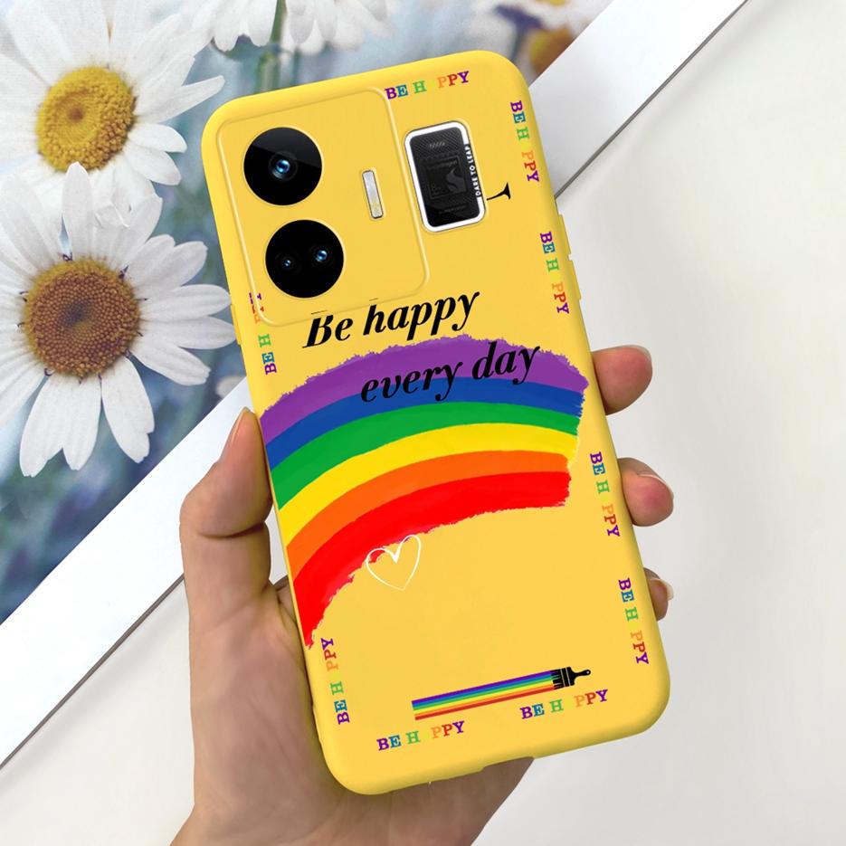 For Realme GT Neo 5 Case RMX3706 Stylish Art Painted Back Cover Soft TPU Phone Case For Realme GT Neo5 240W Fundas 6.74'' Bumper