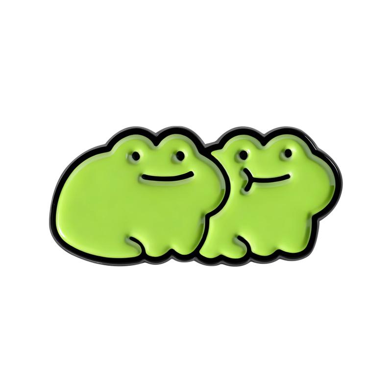 

Cartoon Frogs Enamel Pins Funny Lovely Animal Brooches Lapel Backpack Badge Fashion Jewelry Accessories Gift for Friends