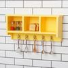 1 Pcs 1/12 Dollhouse Wall Storage Rack For Micro Landscape Decoration Miniature Food Toy Model Role Play Doll House Accessories
