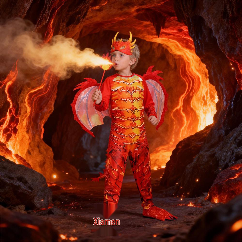

Дитячий костюм-набір для фестивалю косплею «Лицар Дракона» 120 cm